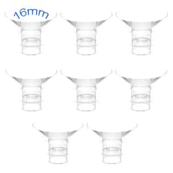 LOZAEVE 16mm Flange Insert Compatible with 24mm Flange/Shield of Breast Pumps, for Momcozy S9 Pro S10 S12 Pro Medela Spectra Elvie Stride TSRETE S18 S21 S23 Bellababy kmaier NCVI MomMed BIOBOO