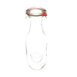 Weck 766 Juice Jars, 35.9 Ounce - Set of 3