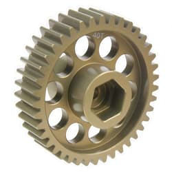 HOBOHY Aluminum 40T Diff Spool Gear for Tamiya Bullhead Super Clod Buster/Clodbuster Pick-up Track RC Car Upgrade Parts