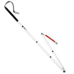 Ambutech Folding Slim Line Graphite ID Cane- 54-in