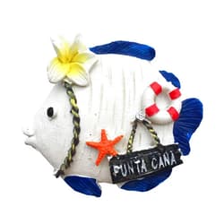 MUYU Magnet 3D Punta Cana Dominican Fridge Magnet Souvenir Gift Collection, Home & Kitchen Decoration Magnetic Sticker Dominica Refrigerator Magnet
