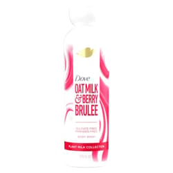 Dove Plant Milk Cleansing Body Wash Oat Milk & Berry Brulee for Moisturized Skin Gentle Cleanser, No Sulfate or Parabens, pH balanced 17.5 fl oz