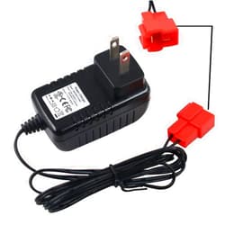 HZPOWEN 6V Kids Powered Ride On Car Charger, Replacement 6 Volt Battery Charger for Kid Trax Disney Princesse Toddler Quad Disney’s Frozen Minnie Kid trax Moto ATV Audi R8 Spyder BMW X6 i8 Avigo Mini ATV GMC
