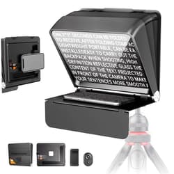 LENSGO TC7II Teleprompter for Phone,7.9inch70/30 Beam Glass,Teleprompters with Remote Control,Compatible with Mini ipad/iPhone Prompter,for Video Recording, Live Streaming, Interviews,Online Courses