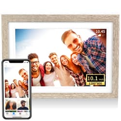 Showscren WiFi Digital Picture Frame 10.1 Inch Smart Digital Photo Frame with 32 GB, Auto-Rotate HD IPS Touch Digital Frame Compatible with Frameo, Share Photos & Videos Anywhere, Home Decor
