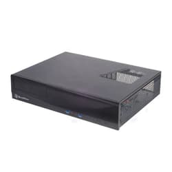 SilverStone Technology Milo Series Aluminum / Steel Micro-ATX Media Center / HTPC Case, Black (ML03B)