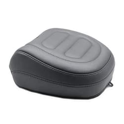 Mustang Motorcycle Seats 79335 Standard Touring Recessed Passenger Seat for Harley-Davidson Fat Bob 2018-'21, Trapezoid, Black, Width: 11