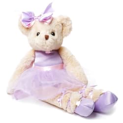 Bearington Collection Tootsie Ballerina 15 Inch Teddy Bears for Girls - Ballerina Stuffed Animals - Dance Recital Gifts for Girls