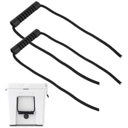 SoeKoa Cooler Replacement Handles Rope, Cooler Handle Replacement Compatible with Yeti Tundra & Rtic Coolers, Yeti Cooler Handles Black (2 Pack)