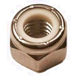Serval Products 8-32 Nylon Insert Lock Nut Stainless Steel 18-8 Stainless Steel (304) Pack of 100