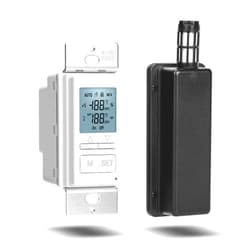 Ortis New 2024! Humidity Sensor Switch, Ortis in-Wall Bathroom Fan Automated Control Switch with Separate Sensor, Air Moisture Detection, Neutral Wire Required, Keep Your Room Dry, 328 ft Range, 110/220V