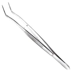 SUPERIOR INSTRUMENTS Dental Meriam Foil Cotton Tweezer 16cm Serrated Angled Beak Dressing Pliers Surgical Forcep Diagnostic Examination 3 Pieces Instruments