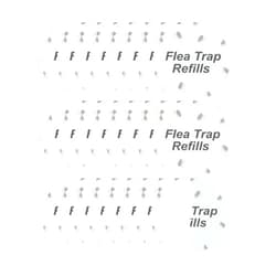 Dichroma 20 Pack Flea Trap Refill Discs Replacement Glue Boards, 7.1
