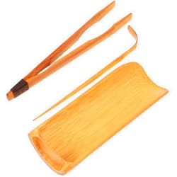 ARTIBETTER 3pcs Set Teaspoon Ceremony Party Chic Shop Home for Tea Matcha Delicate Making Chinese Accessories Scoop Supplies Wood Bamboo Handmade Gongfu Teahouse Teaware Tool Kit