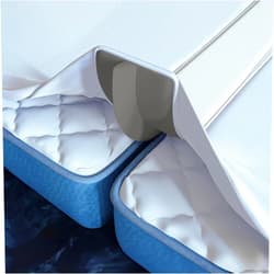 Buve 2-in-1 Bed Bridge Twin/Twin XL to King with Attached Sheet – Split Bed Gap Filler & Twin to King Bed Converter (Patent Pending)