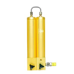 TUXING 4500Psi/30Mpa High Pressure Air Filter External Oil-Water Separator Two Stage Filtration for Air Compressor Air Pump Scuba Diving 286mm*100mm