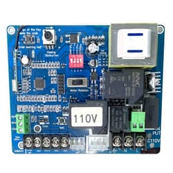 Blütezeit Control Board ONLY for Blütezeit AC 110V Sliding Gate Openers, Replacement AC PCB Circuit Mother Board (24-bit/32-bit) for Electric Automatic Slide Gate Motor (Confirm Version Before Purchase)