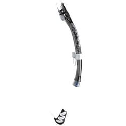Cressi Foldable Adult Dry Snorkel for Scuba Diving, Snorkeling - Alpha Ultra Dry Made in Italy