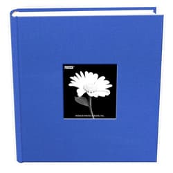 Pioneer Photo Albums Fabric Frame Cover Photo Album 200 Pockets Hold 4x6 Photos, Sky Blue