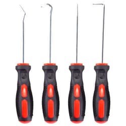 CARTMAN Precision 4 Piece Pick and Hook Set, Car Auto Oil Seal, O-Ring Seal Gasket, Pick Hook Puller Remover