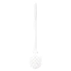 Rubbermaid Commercial Products Toilet Bowl Brush with Plastic Handle, 14.5-Inches, White, for Bathroom/Restroom, Pack of 24