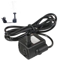 KUYYFDS Solar Fountain For Bird Bath, Solar Water Pump Mini Fountain Pump Quiet with 1.5m Line for Water Feature Garden Floating Pond Spraying Distance 1.5m for Aquarium No Panel