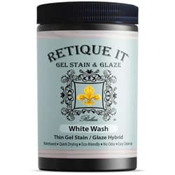 Retique It Water-Based Gel Stains by Retique It, White Wash, 32oz Stain