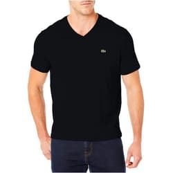 Lacoste Men's Short Sleeve V-Neck Pima Cotton Jersey T-Shirt