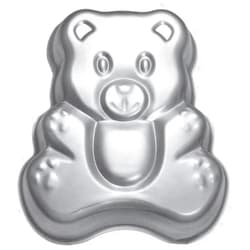 MYWEI Cartoon bear Cake Pan, Kids 3D Birthday Cake Pan， Aluminum Alloy Cake Molds Nonstick Baking Tools