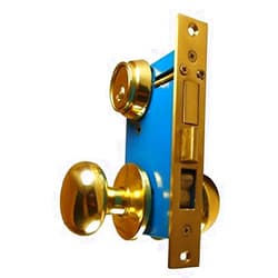 Maxtech America Maxtech Heavy Duty ORNAMENTAL Iron Gate Double Cylinder Mortise Lockset 2-1/2