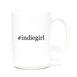 Los Drinkware Hermanos #indiegirl - Hashtag Ceramic Coffee Mug 15oz