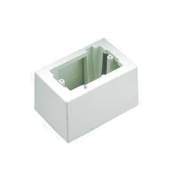 Panduit Graybar Panduit JB1DWH-A 1-Gang Deep Outlet Box, White