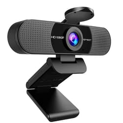 EMEET 1080P Webcam with Microphone, C960 Web Camera, 2 Mics Streaming Webcam, 90°FOV Computer Camera, Plug and Play USB Webcam for Online Calling/Conferencing, Zoom/Skype/Facetime/YouTube, Laptop/PC