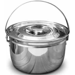 Hatrigo Multi-Purpose Bowl Stackable Steamer Insert Pans for Pot in Pot with Handle Lid, PIP Compatible with Instant Pot Accessories 6 qt 8 qt only, Ninja Foodi Instapot Accessory (7.5 in x 4.5 in)