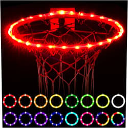 Waybelive LED Basketball Hoop Lights, Remote Control Basketball Rim LED Light, 16 Color Change by Yourself, Waterproof, Super Bright to Play at Night Outdoors, Good Gift for Kids
