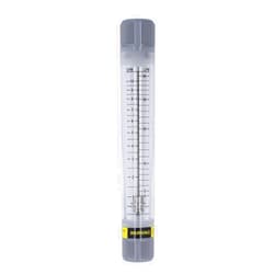 Hyuduo Flowmeter Flow Measuring Tool,Liquid Flow Flowmeter Tube Type 1‑10GPM Accurate Scale Transparent Acrylic Water Flow Meter G1 Female Thread, Water Rotameter Instantaneous for Factory Industry
