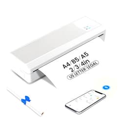 vretti Portable Printers Wireless for Travel, Wireless inkless Portable Printer with 304DPI, Portable Thermal Printer, Instant Printing, Inkless Printer for iOS&Android, Support US Letter&A4&B5