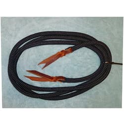 Big Sky Tack and Snacks Horse Tree Line Rope Sport Rein Loop Rein Slobber Strap Rein 10' or 11' White or Black