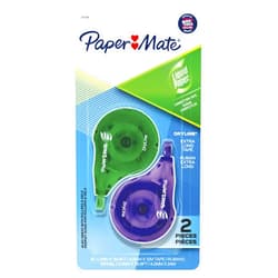 Liquid Paper Paper Mate DryLine, Extra Long Tape, Assorted Colors, 10 Count