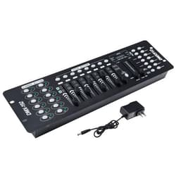 TCFUNDY DMX 512 Controller, 192 Channel DMX Light Controller Stage Lighting Console for Party DJ Disco Lights Show Night Club