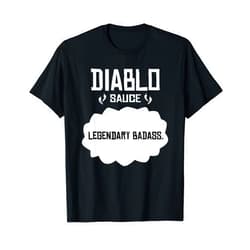 Sauce-y Taco T-shirts Tacos Diablo T-Shirt Sauce Badass Cinco Mayo Halloween belle