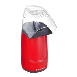West Bend Air Crazy Popcorn Machine for Healthy Snacking with No Oil, 4-Quart, Red