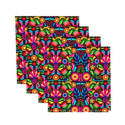 Horaldaily Mexico ClothNapkin 18x18 Inch, Cinco De Mayo Fiesta Party Dinner Decoration Washable Napkins Set of 4