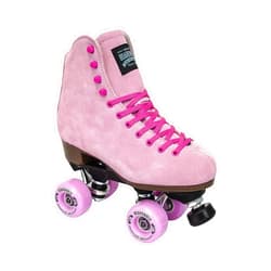 Sure-Grip Boardwalk Unisex Outdoor Roller Skates - Retro Boots with Suede Leather & Rubber - ABEC 3 Bearings, Aluminum Trucks & Extra Long Laces - Boardwalk 82A Outdoor Wheels - Suitable For Beginners