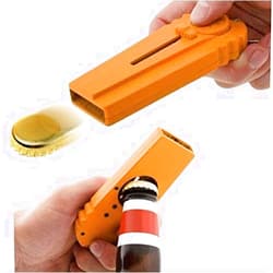 Shuiniba Zappa Beer Cap Launcher Shooter Bottle Opener for Bar, Barbecue, Family Party, Birthday Party, Wedding, Creative Game, Carnival, Halloween, Christmas - Color Random