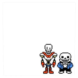 Leyland Designs Undertale - Skeleton Brothers Bumper Sticker Window Water Bottle Decal 5