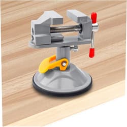 Yakamoz Mini Bench Vise 360 Degree Suction Vise Small Table Vice Clamp Workbench Vise for Jewelry Making DIY Wood Craft Carving Breads Drilling Bed Tool