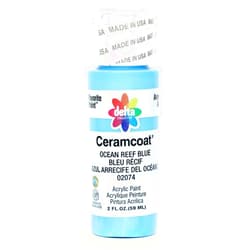 Delta Creative Ceramcoat Acrylic Paint in Assorted Colors (2 oz), 2074, Ocean Reef Blue