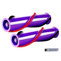 Keluke 2 Pack Roller Brush Replacement Compatible with Dyson V8 Absolute, V8 Absolute Exclusive, V8 Absolute Pro, V8 Animal, V8 Animal +, V8 Animal Exclusive Cordless Vacuum Cleaner,Part no. 967485-01