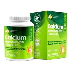 Health Pyramid Tervisepuramiid Health Pyramid Calcium Magnesium Zinc with Vitamin D3 Supplement for Strong Bones and Teeth Cal Mag Zinc Supports Nerve and Muscle Health 100 Vegan Tablets